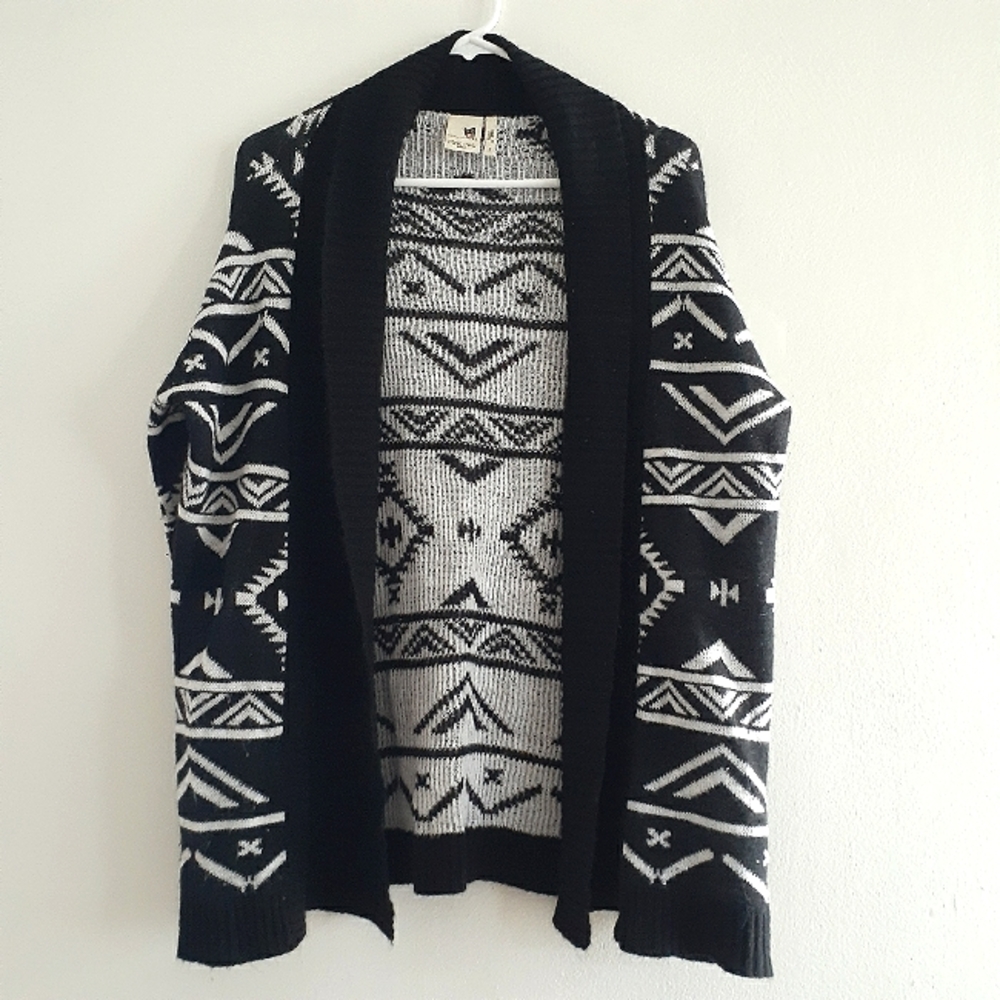 Pink Owl Knit Sweater Cardigan